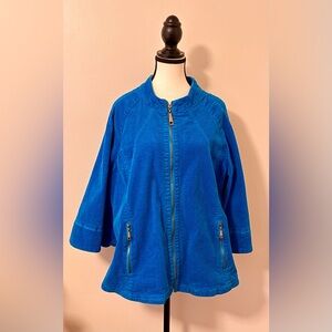 Blue corduroy jacket